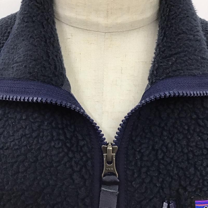 パタゴニア patagonia ベスト ベスト ベスト ノースリーブカットソー ジップアップベスト M ロゴ、文字 紺 / ネイビー / メンズ USED 古着 中古 10119491