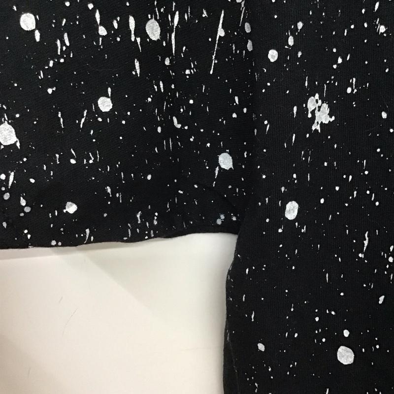 ノーアイディー NO ID. Tシャツ 半袖 半袖カットソー プリントTシャツ クルーネックカットソー 1 プリント 黒 / ブラック / メンズ USED 古着 中古 10139817