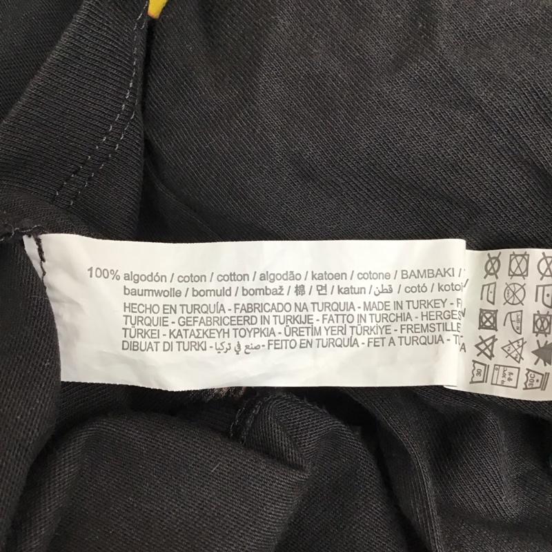 ザラ ZARA カットソー 長袖 長袖カットソー クルーネックカットソー ロングスリーブカットソー プリントTシャツ プリント 黒 / ブラック / レディース USED 古着 中古 10114930