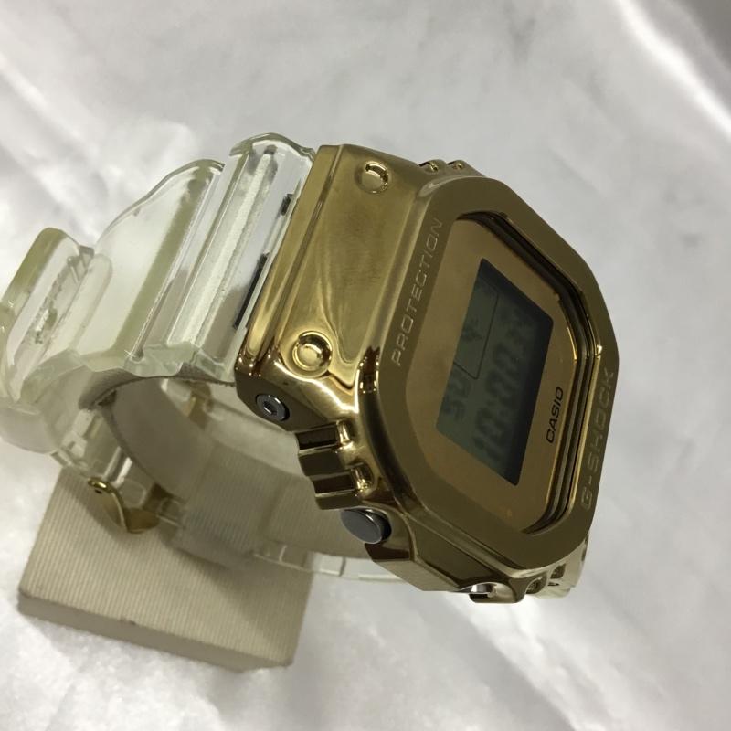 ジーショック G-SHOCK 腕時計 デジタル GM-5600SG スケルトン 箱有 ロゴ、文字 金 / ゴールド / X 透明 / クリア / メンズ USED 古着 中古 10109231