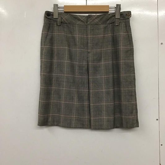 グッチ GUCCI スカート ミニスカート ミニスカート タイトスカート チェックスカート 40 チェック マルチカラー / マルチカラー /  レディース USED 古着 中古 10133037