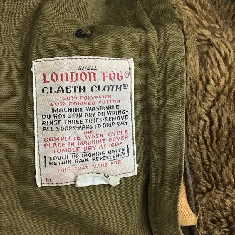 ロンドンフォグ LONDONFOG コート コート一般 ライナー付き ステンカラーコート 40 40 無地 茶 / ブラウン / メンズ USED 古着 中古 10119790