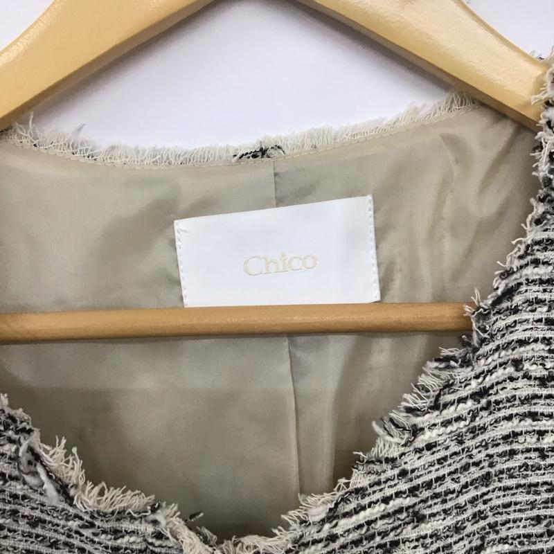 チコ CHICO ジャケット、上着 ジャケット、ブレザー CHZ1022307A0009 ツイードフリンジSETUPジャケット FREE マルチカラー / マルチカラー / レディース USED 古着 中古 10138086
