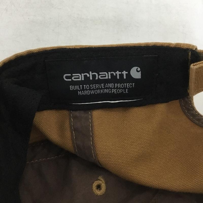 カーハート Carhartt 帽子 キャップ 6パネル ロゴ、文字 茶 / ブラウン / メンズ USED 古着 中古 10149872