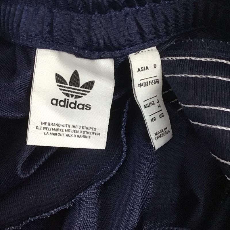 アディダス adidas パンツ ワークパンツ、ペインターパンツ 2lm001 ボトム ワークパンツ ジャージ M ロゴ、文字 紺 / ネイビー /  メンズ USED 古着 中古 10126636