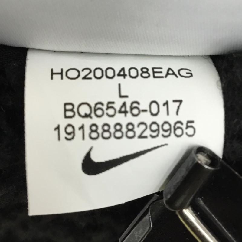 ナイキ NIKE ジャケット、上着 ジャケット、ブレザー BIG SWOOSH BOA JACKET BQ6546-017 L ロゴ、文字 黒 / ブラック / X 黄緑 / イエローグリーン / メンズ USED 古着 中古 10143150