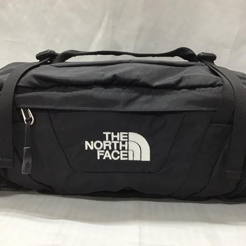 ザノースフェイス THE NORTH FACE ウエストバッグ ウエストバッグ ショルダーバック ロゴ、文字 黒 / ブラック / メンズ USED 古着 中古 10115445