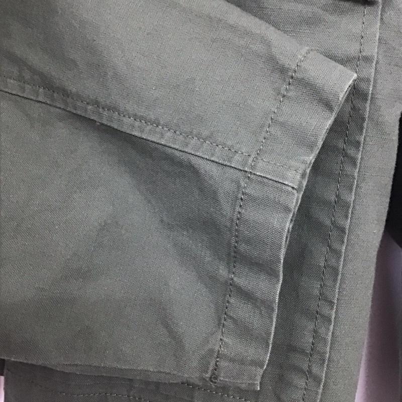 ザラ ZARA ジャケット、上着 ジャケット、ブレザー 8574/025/505 クロップドジャケット L 無地 カーキ / カーキ / レディース USED 古着 中古 10131680