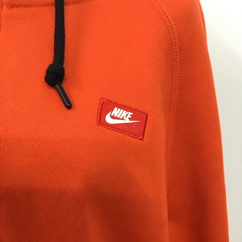 ナイキ NIKE ジャケット、上着 ジャンパー、ブルゾン ho140509twc パーカー ジップアップパーカー スポーツウェア XL ロゴ、文字 橙 / オレンジ / レディース USED 古着 中古 10114654