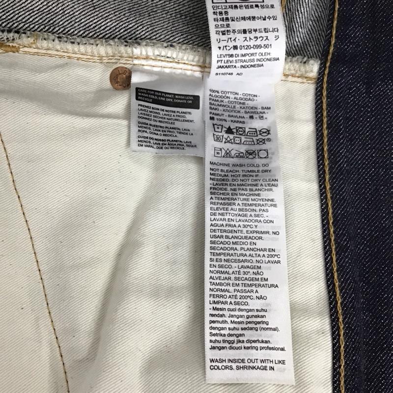 リーバイストラウスアンドコー Levi Strauss & co. パンツ デニム、ジーンズ デニムパンツ ワイドパンツ カジュアルパンツ 38 無地 インディゴ / インディゴ / メンズ USED 古着 中古 10131999