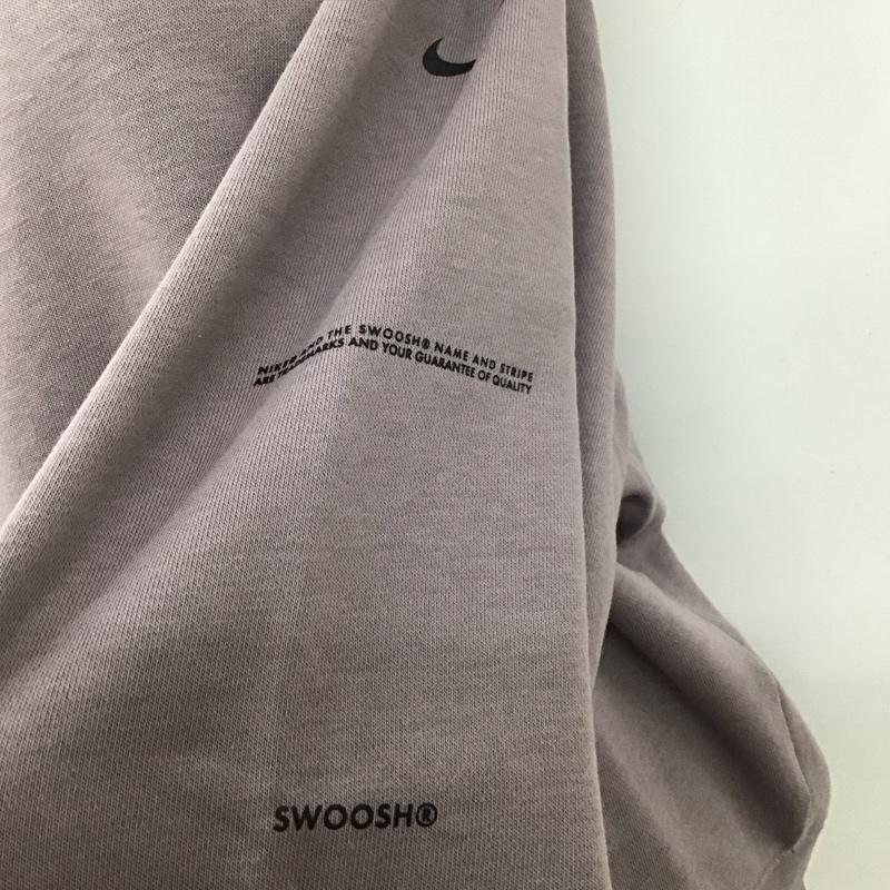 ナイキ NIKE トレーナー 長袖 CZ8891-531 ラグランスリーブ スウェット Swoosh XL ロゴ、文字 紫 / パープル / レディース USED 古着 中古 10107971