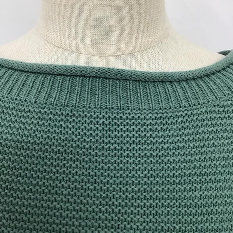 ローリーズファーム LOWRYS FARM ニット、セーター 長袖 FREE 無地 緑 / グリーン / レディース USED 古着 中古 10123592