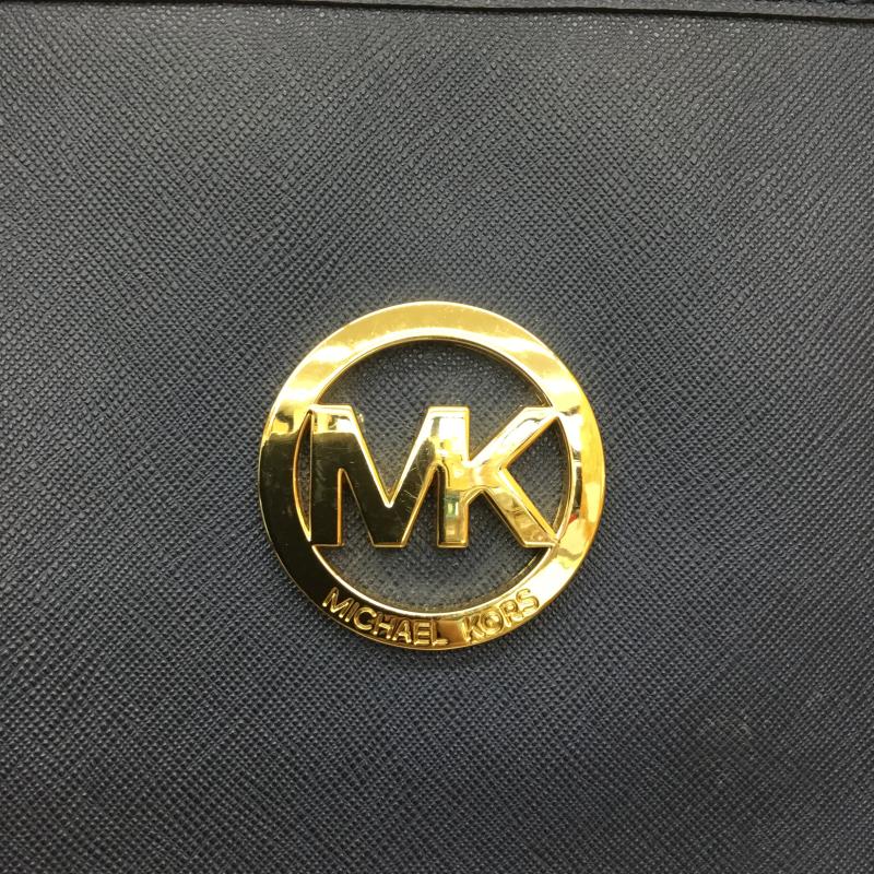 マイケルコース MICHAEL KORS トートバッグ トートバッグ ロゴ、文字 紺 / ネイビー / レディース USED 古着 中古 10136417