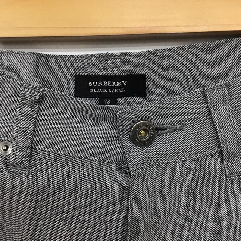 バーバリーブラックレーベル BURBERRY BLACK LABEL パンツ デニム、ジーンズ スリムパンツ ストレッチパンツ カジュアルパンツ 無地 灰 / グレー / メンズ USED 古着 中古 10132296