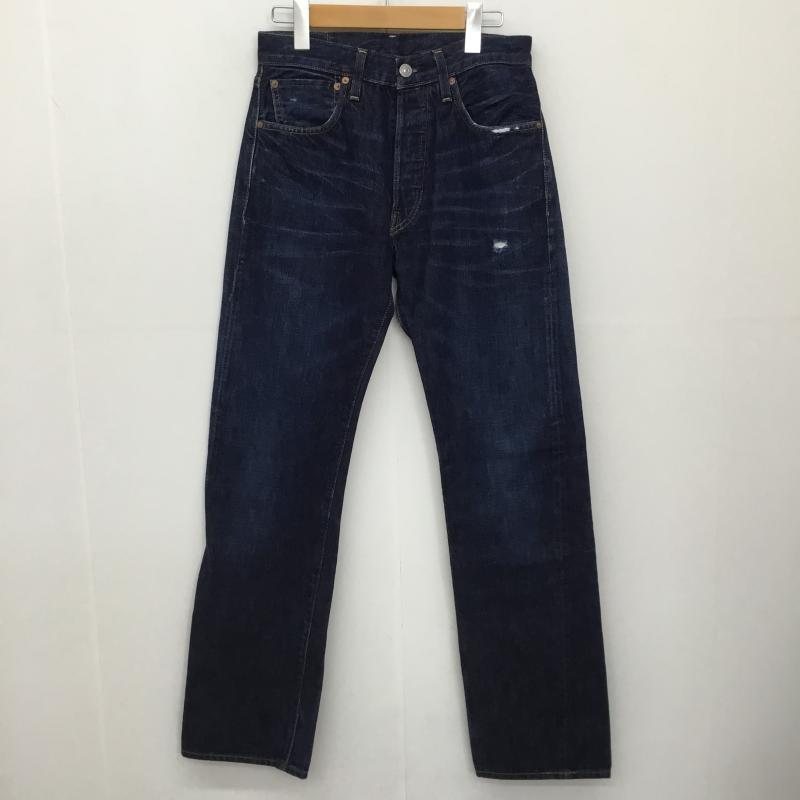 リーバイス Levi s パンツ デニム、ジーンズ ボタン裏6 30インチ 無地 インディゴ / インディゴ / メンズ USED 古着 中古 10134251