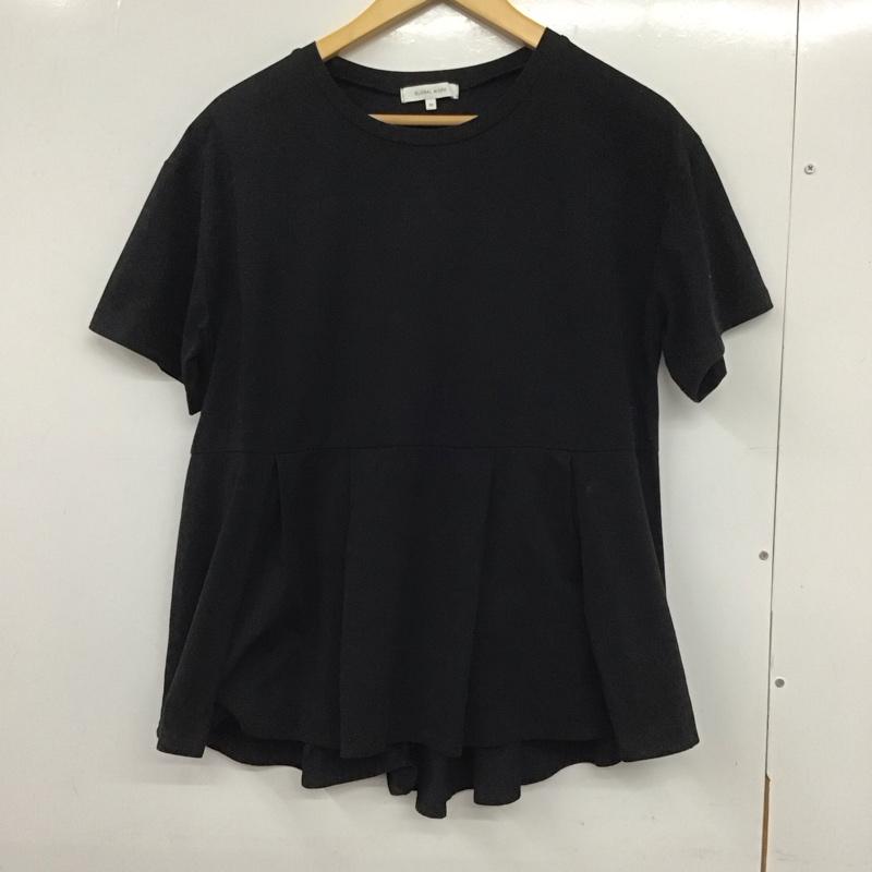 グローバルワーク GLOBAL WORK カットソー 半袖 M 無地 黒 / ブラック / レディース USED 古着 中古 10132852