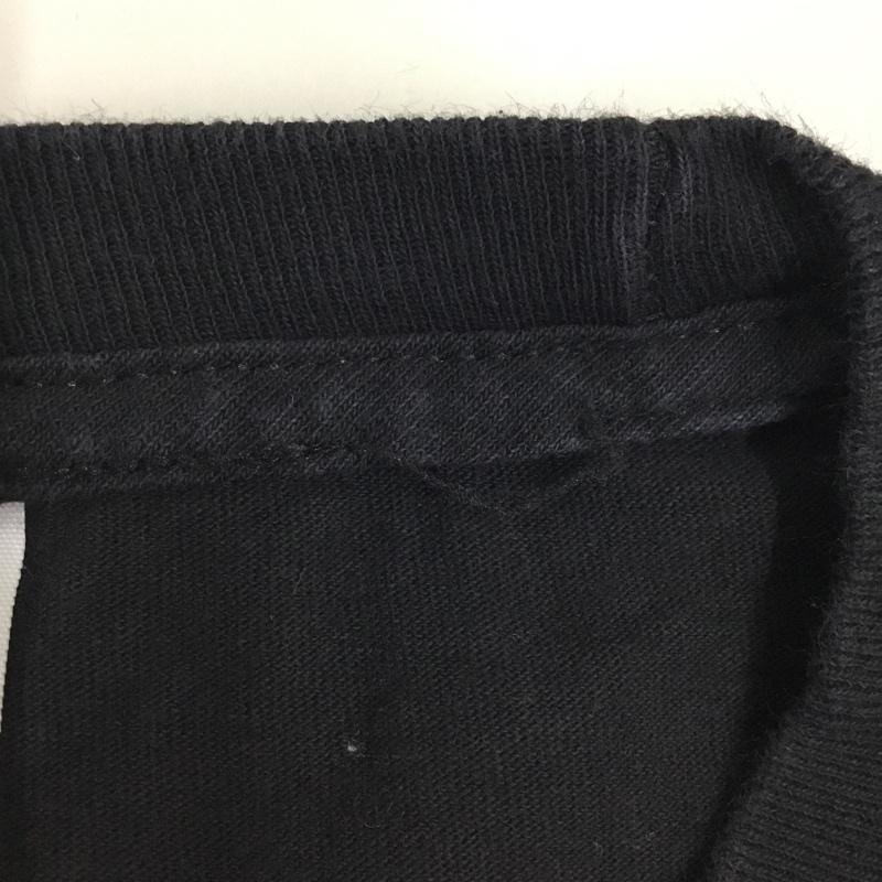 チャレンジャー CHALLENGER カットソー 長袖 長袖カットソー クルーネックカットソー ロングスリーブカットソー プリントTシャツ L ロゴ、文字 黒 / ブラック /  メンズ USED 古着 中古 10112210