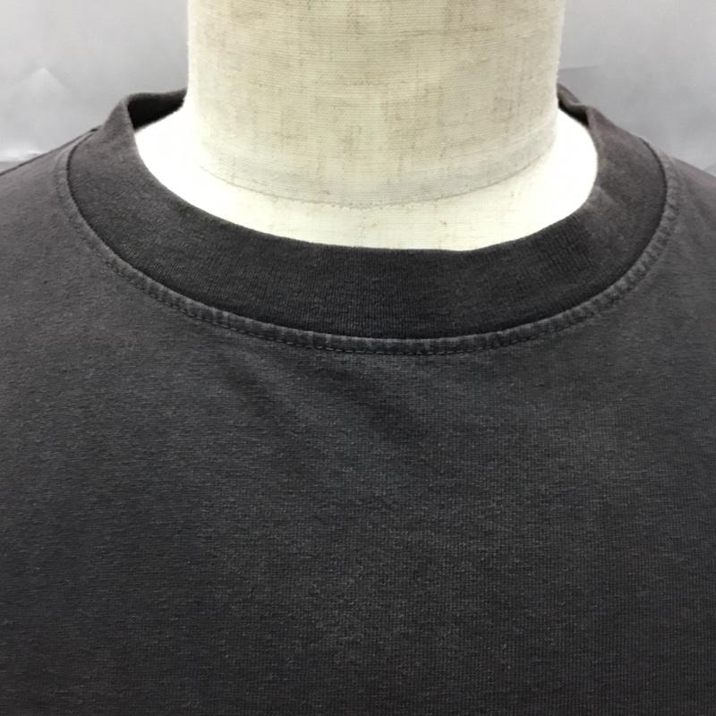 ステューシー STUSSY カットソー 長袖 長袖カットソー プリントTシャツ クルーネックカットソー ロングスリーブカットソー M ロゴ、文字 黒 / ブラック / メンズ USED 古着 中古 10106594