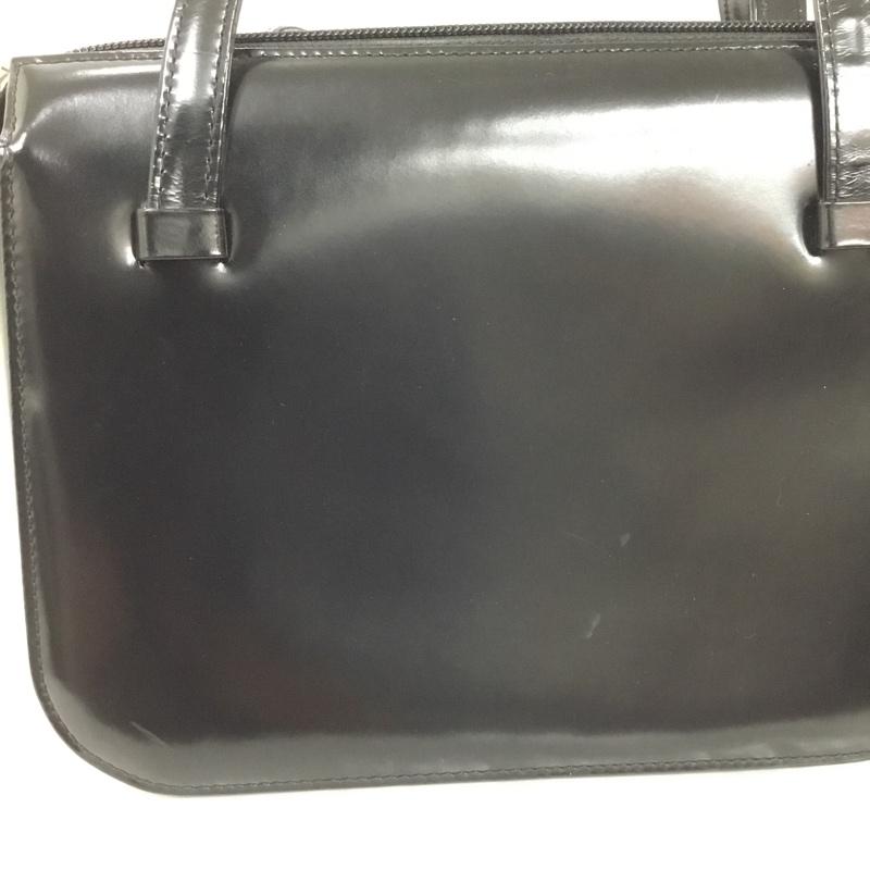 ヴェルサーチ VERSACE トートバッグ トートバッグ ワンポイント 黒 / ブラック / レディース USED 古着 中古 10123653