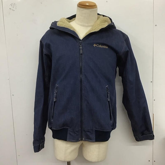 コロンビア Columbia ジャケット、上着 ジャケット、ブレザー 217 pm3371 ジップアップジャケット アウター デニムジャケット パーカー L ロゴ、文字 インディゴ / インディゴ /  メンズ USED 古着 中古 10125625