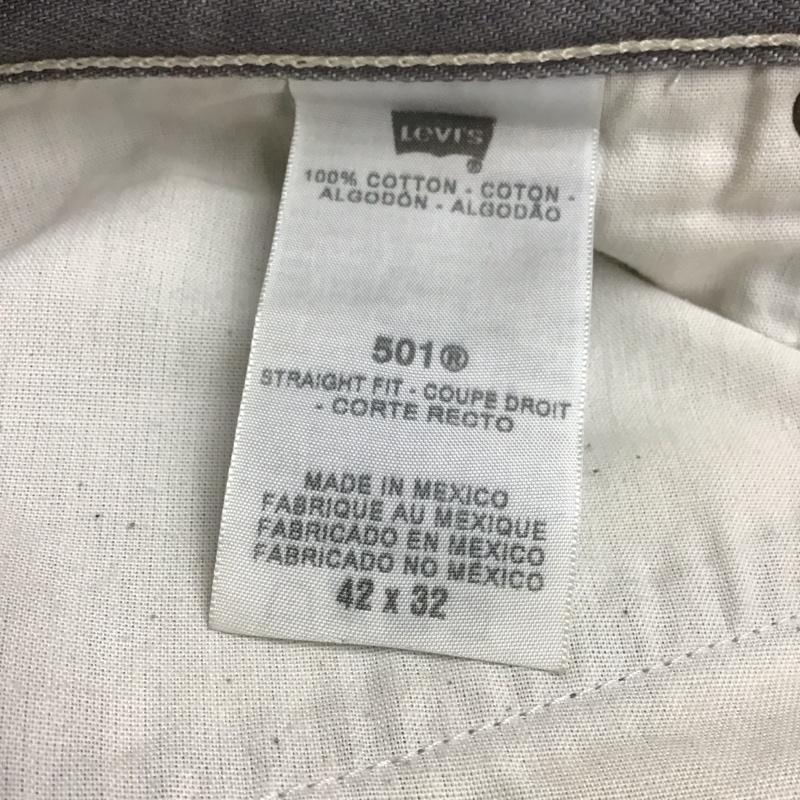 リーバイストラウスアンドコー Levi Strauss & co. パンツ デニム、ジーンズ デニムパンツ ワイドパンツ カジュアルパンツ 42インチ 無地 灰 / グレー /  メンズ USED 古着 中古 10126804