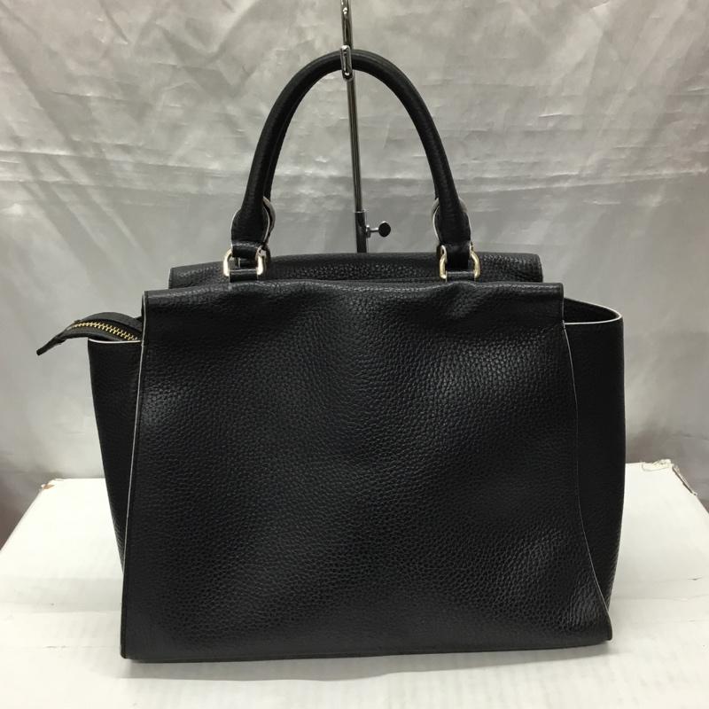 ケイトスペード Kate Spade ハンドバッグ ハンドバッグ 2WAY ショルダー レザー ロゴ、文字 黒 / ブラック / レディース USED 古着 中古 10120740