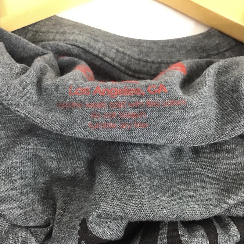 古着 USED Tシャツ 半袖 半袖カットソー プリントTシャツ クルーネックカットソー XL プリント 灰 / グレー / メンズ USED 古着 中古 10129814