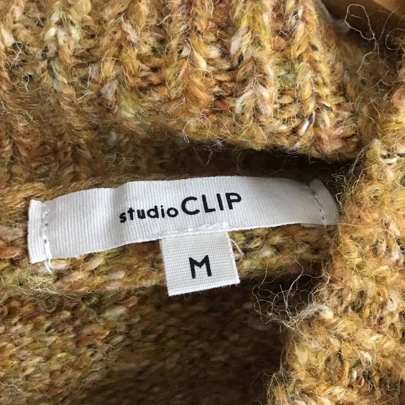 スタディオクリップ studio CLIP ニット、セーター 長袖 cf18z031-1 ミックスヤーンハイネックプルオーバー 長袖ニット セーター M 無地 マルチカラー / マルチカラー / レディース USED 古着 中古 10144203