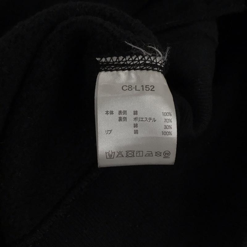 チャンピオン Campion パーカー 長袖 c8-l152 長袖パーカー ジップアップパーカー スウェット XL ロゴ、文字 黒 / ブラック / メンズ USED 古着 中古 10133281