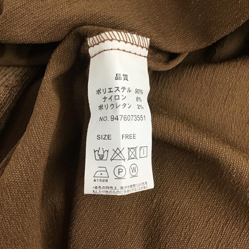マジェスティックレゴン MAJESTIC LEGON カーディガン 長袖 FREE 無地 茶 / ブラウン / レディース USED 古着 中古 10106436