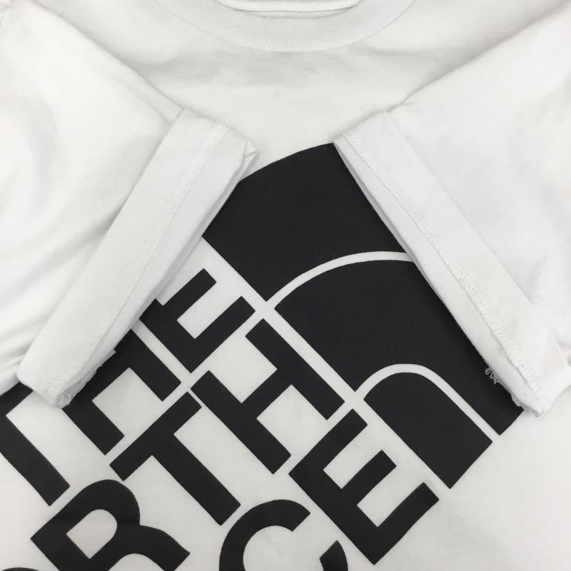 ザノースフェイス THE NORTH FACE Tシャツ 半袖 NT31609Z BIGロゴTシャツ S ロゴ、文字 白 / ホワイト / X 黒 / ブラック / レディース USED 古着 中古 10130850