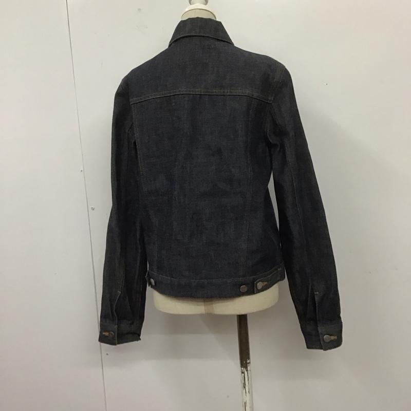 バーバリーブルーレーベル BURBERRY BLUE LABEL ジャケット、上着 ジャケット、ブレザー デニムジャケット カラージャケット 長袖ジャケット Gジャン 36 無地 インディゴ / インディゴ / レディース USED 古着 中古 10108470