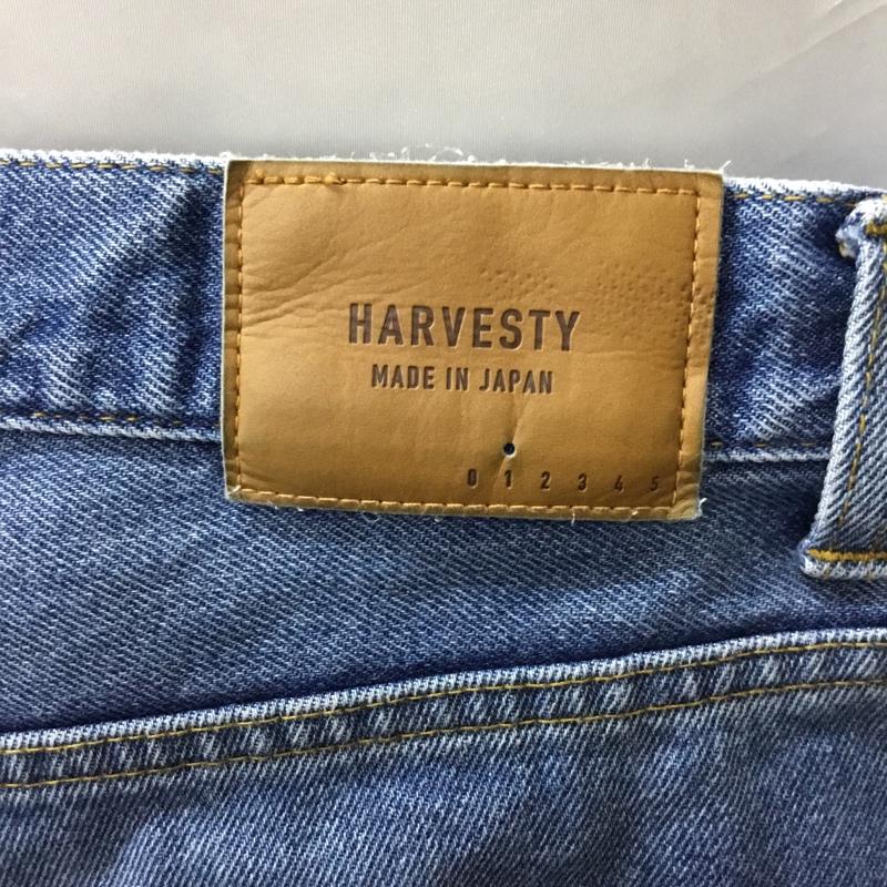 ハーベスティ HARVESTY パンツ デニム、ジーンズ デニムパンツ ストレートパンツ ワイドパンツ カジュアルパンツ 1 無地 インディゴ / インディゴ /  メンズ USED 古着 中古 10121796