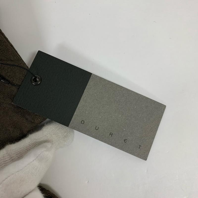 オーレット OURET パンツ ワークパンツ、ペインターパンツ ジャガードパンツ OR132-1861 1 総柄 茶 / ブラウン / メンズ USED 古着 中古 10015159