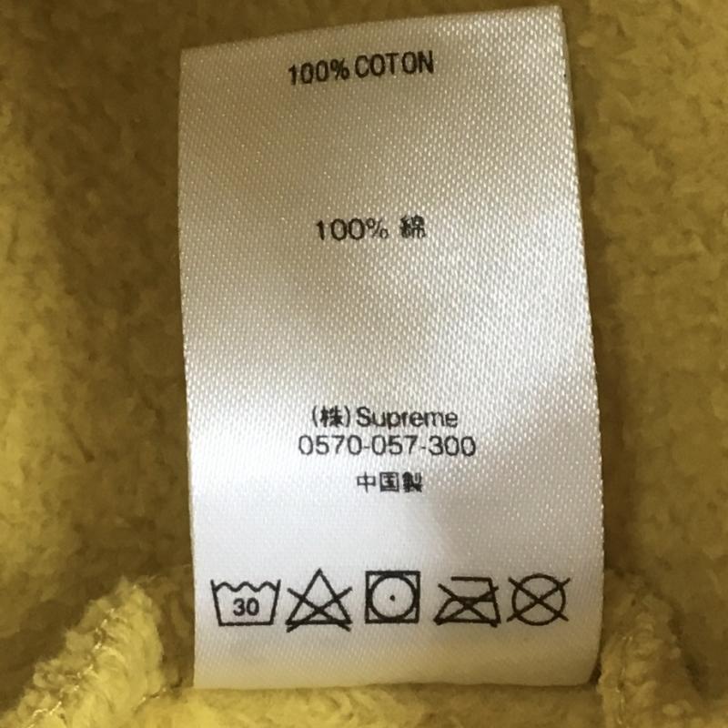 シュプリーム Supreme パーカー 長袖 L ロゴ、文字 黄 / イエロー / メンズ USED 古着 中古 10110367