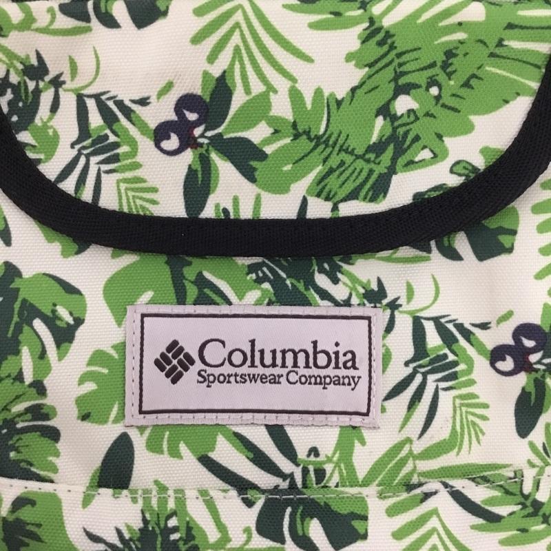 コロンビア Columbia ショルダーバッグ ショルダーバッグ サコッシュ ペットボトルホルダー ボタニカル PU2061 PU8082 ロゴ、文字 緑 / グリーン / レディース USED 古着 中古 10124413