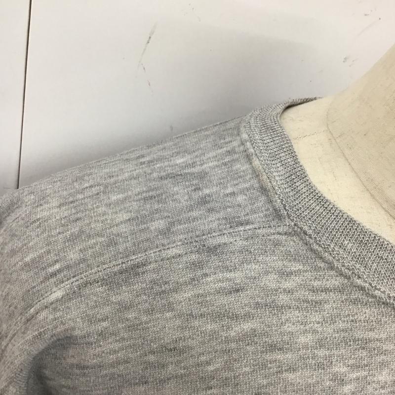 ナイキ NIKE トレーナー 長袖 S ロゴ、文字 灰 / グレー /  メンズ USED 古着 中古 10119732