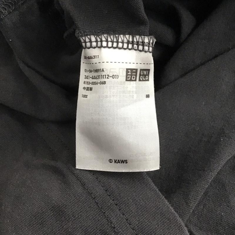ユニクロ UNIQLO Tシャツ 半袖 kaws XL プリント チャコールグレー / チャコールグレー / メンズ USED 古着 中古 10145747