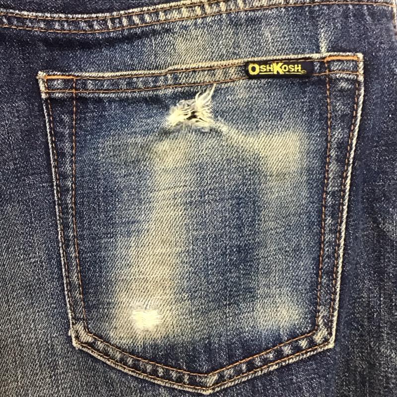 オシュコシュ OSHKOSH パンツ デニム、ジーンズ デニムパンツ ストレートパンツ ワイドパンツ カジュアルパンツ 無地 インディゴ / インディゴ /  メンズ USED 古着 中古 10124208