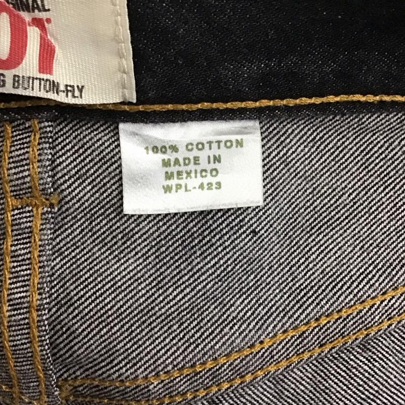 リーバイストラウスアンドコー Levi Strauss & co. パンツ デニム、ジーンズ デニムパンツ ワイドパンツ カジュアルパンツ 38 無地 黒 / ブラック / メンズ USED 古着 中古 10130934
