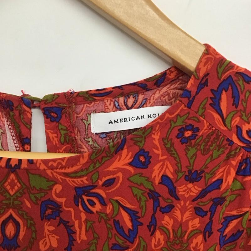 アメリカンホリック AMERICAN HOLIC ワンピース ロングスカート ノースリーブロングワンピース フレアスカート L プリント マルチカラー / マルチカラー / レディース USED 古着 中古 10135194