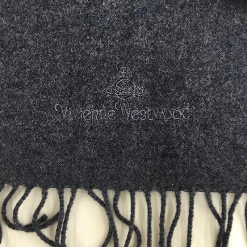 ヴィヴィアンウエストウッド Vivienne Westwood マフラー マフラー 刺繍 紺 / ネイビー / レディース USED 古着 中古 10135825