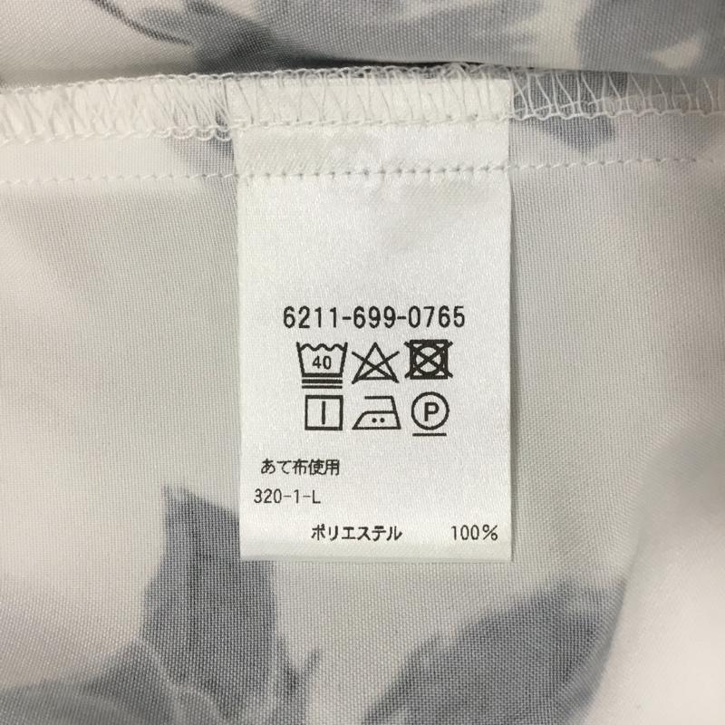 アデイインザライフ ユナイテッドアローズ A day in the life UNITED ARROWS シャツ、ブラウス 長袖 長袖シャツ カラーシャツ ポケットシャツ 長袖カットソー プリントシャツ L プリント 白 / ホワイト /  メンズ USED 古着 中古 10114614