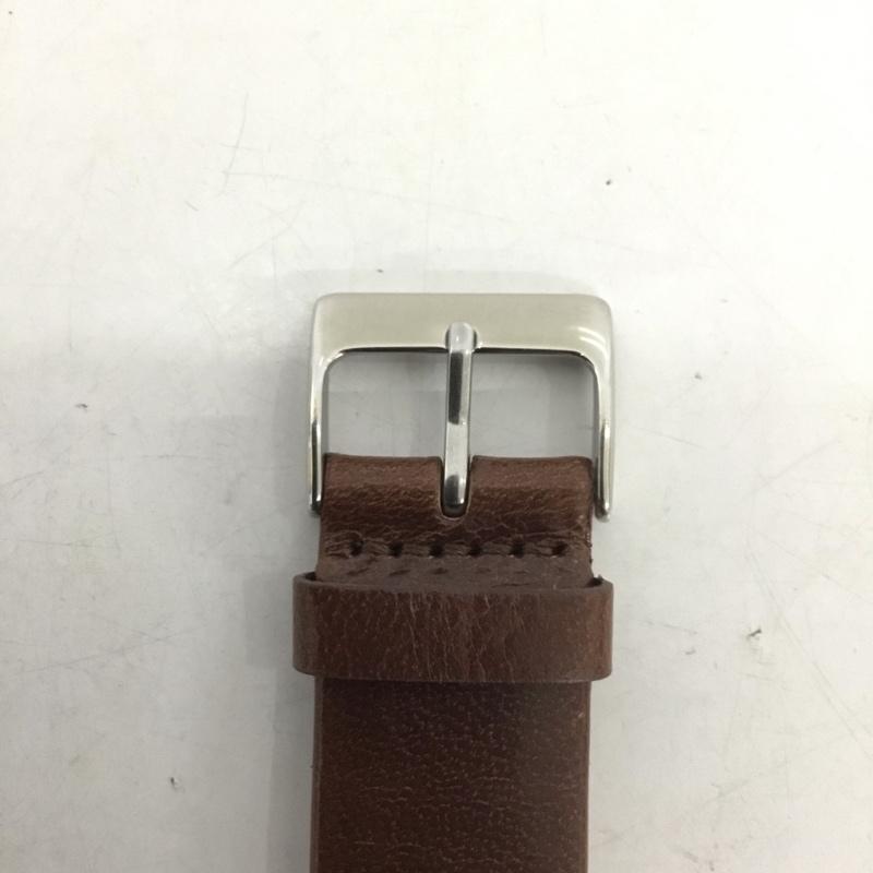 アデクス ADEXE 腕時計 アナログ(クォーツ式) 1868B-03 レザーベルト 箱有 ロゴ、文字 茶 / ブラウン / メンズ USED 古着 中古 10134935