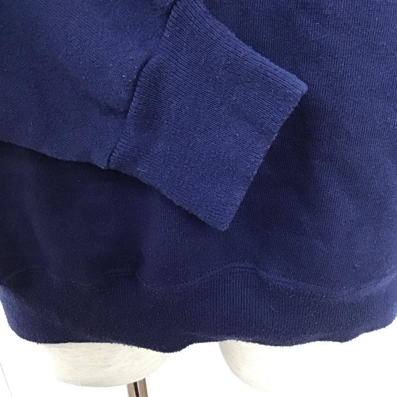 ヘインズ HANES トレーナー 長袖 長袖トレーナー スウェット クルーネック 古着 L 無地 紺 / ネイビー / メンズ USED 古着 中古 10109861