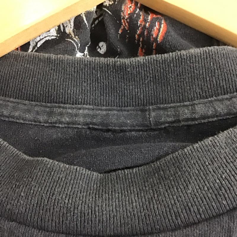 古着 USED Tシャツ 半袖 半袖カットソー プリントTシャツ クルーネックカットソー バンドTシャツ 古着 プリント 黒 / ブラック / メンズ USED 古着 中古 10139671