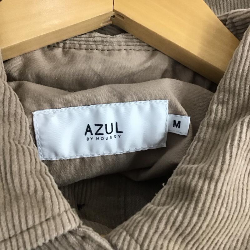 アズールバイマウジー AZUL BY MOUSSY ジャケット、上着 ジャケット、ブレザー 250CAH30-234H CORDUROY BIG POCKET M 無地 茶 / ブラウン / レディース USED 古着 中古 10130371