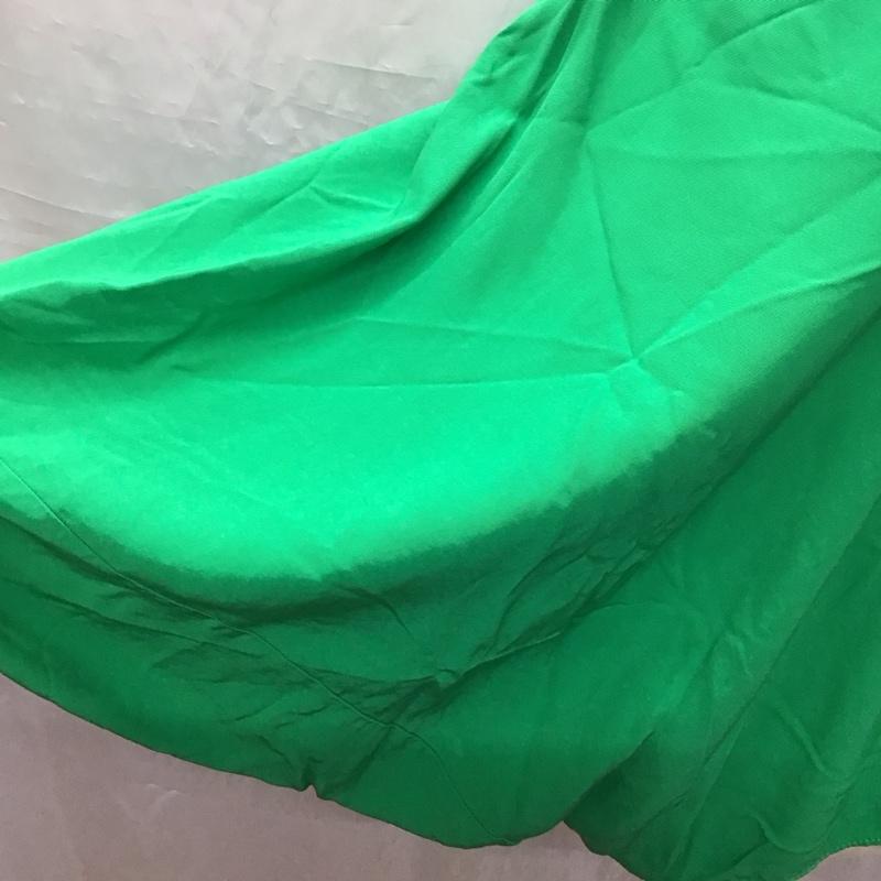 ザラ ZARA シャツ、ブラウス 長袖 長袖シャツ Vネックシャツ ドルマン M 無地 緑 / グリーン / レディース USED 古着 中古 10117984