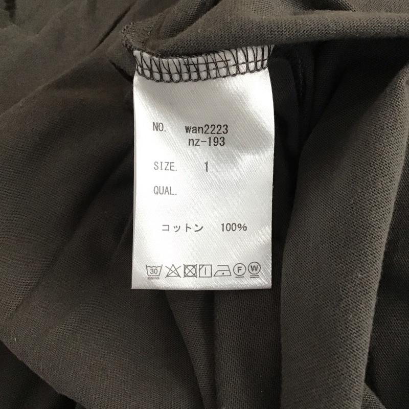 ノアールレーベル n’Or LABEL ワンピース ロングスカート wan2223 洗練シンプルロングワンピース 1 無地 チャコールグレー / チャコールグレー / レディース USED 古着 中古 10119230