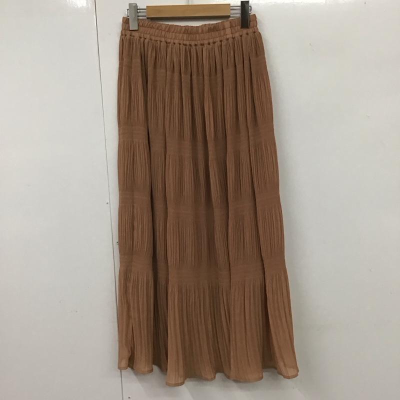 ダブルクローゼット w closet スカート ロングスカート FREE 無地 ベージュ / ベージュ /  レディース USED 古着 中古 10131884